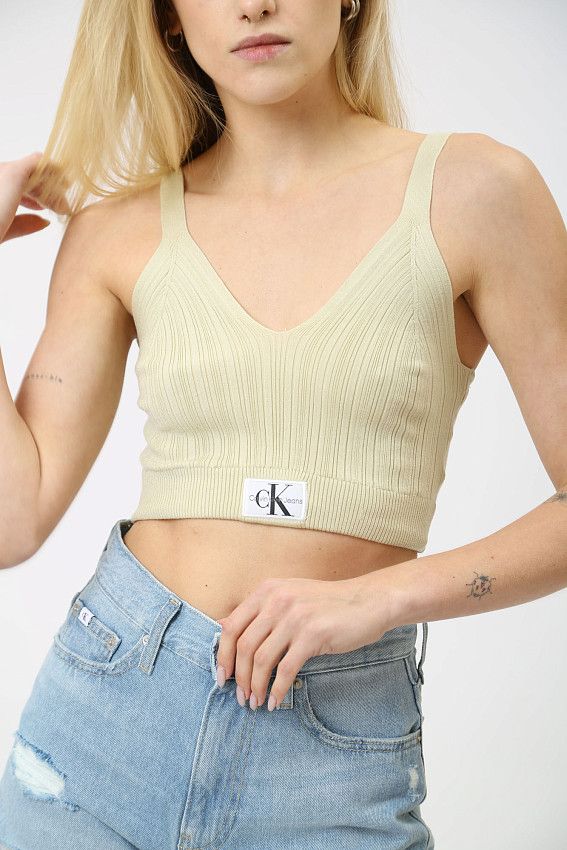 Топ Calvin Klein Jeans Бежевый