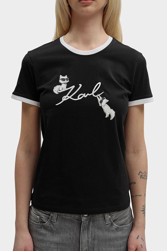 Футболка Karl Lagerfeld Черный