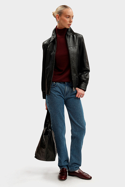 Куртка кожаная Trussardi