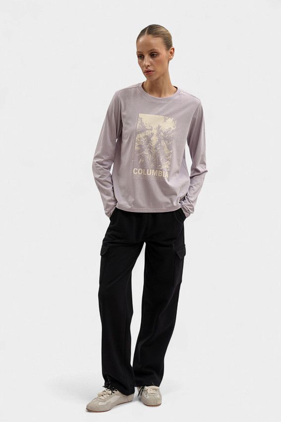 Лонгслив Columbia Фиолетовый