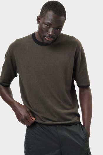 Футболка льняная Armani Exchange