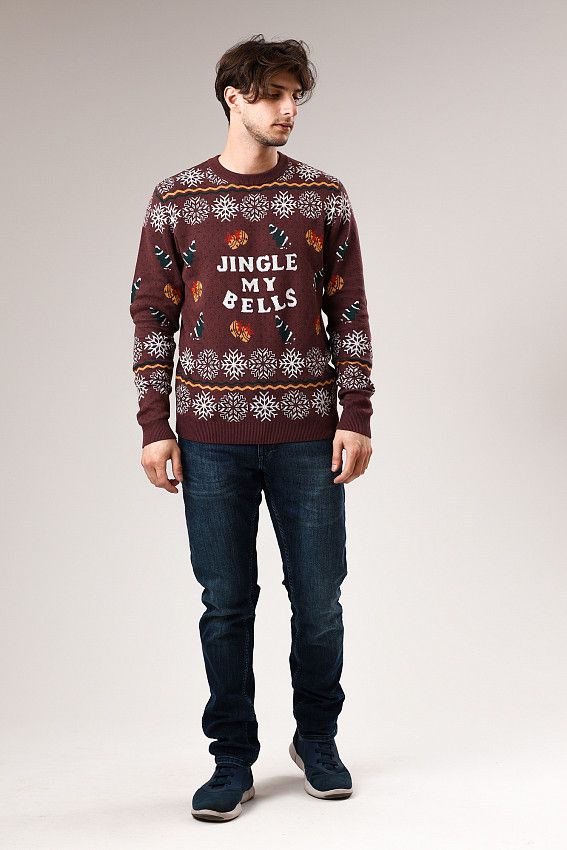Свитер Jack &amp; Jones Бордовый