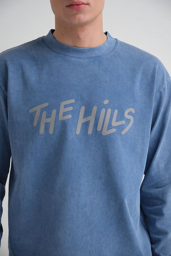 Лонгслив The Hills Голубой
