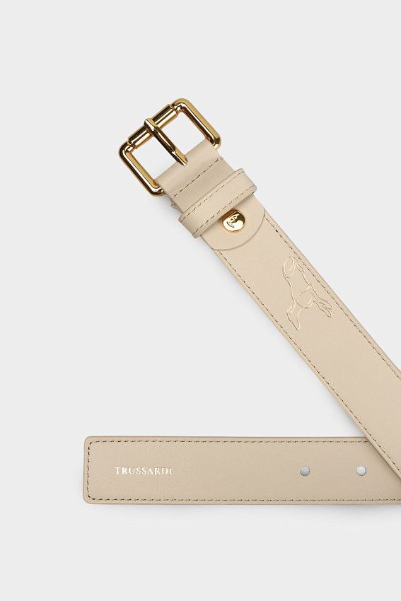 Ремень Trussardi Бежевый