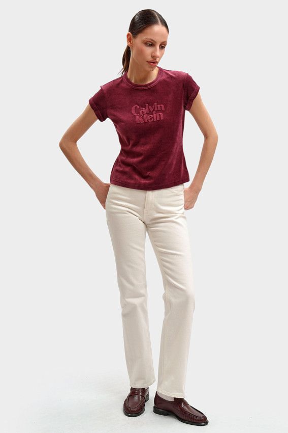 Футболка Calvin Klein Jeans Бордовый