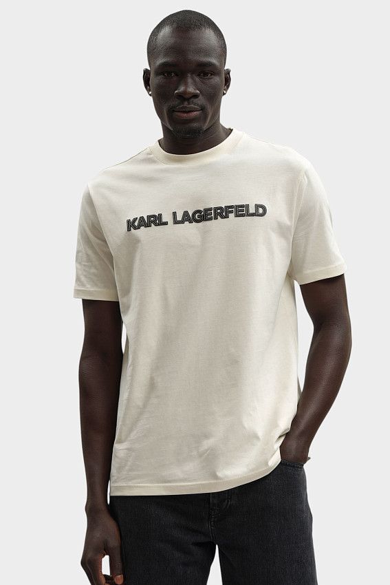 Футболка Karl Lagerfeld Бежевый