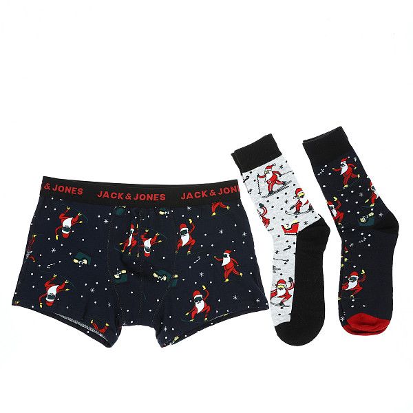 Комплект трусы и носки (2 шт) Jack & Jones Черный
