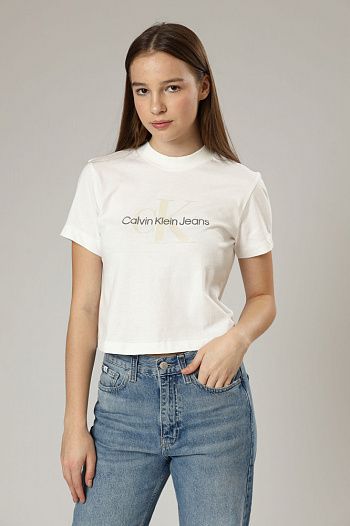 Футболка кроп-топ Calvin Klein Jeans Calvin Klein Jeans