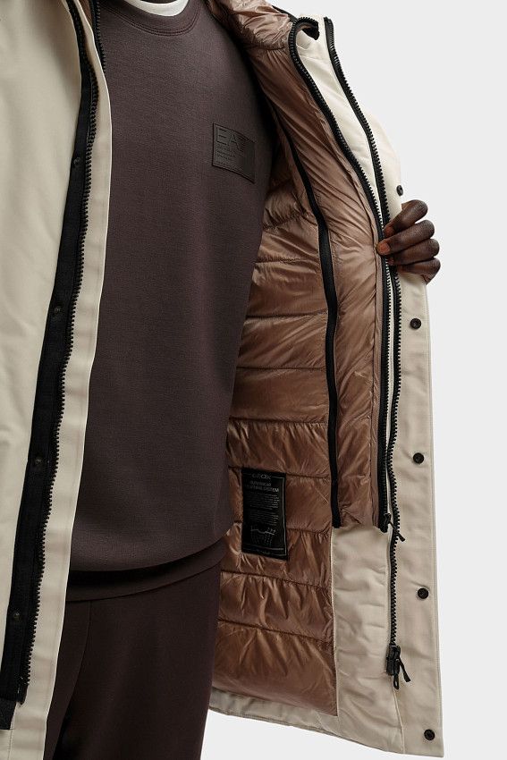 Куртка парка Geox Молочный