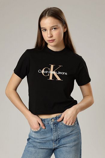 Футболка кроп-топ Calvin Klein Jeans Calvin Klein Jeans