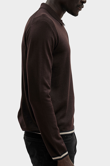 Поло с длинным рукавом Emporio Armani