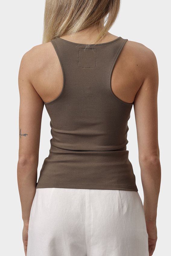 Майка Armani Exchange Коричневый