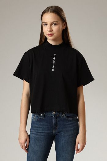 Футболка кроп-топ Calvin Klein Jeans Calvin Klein Jeans