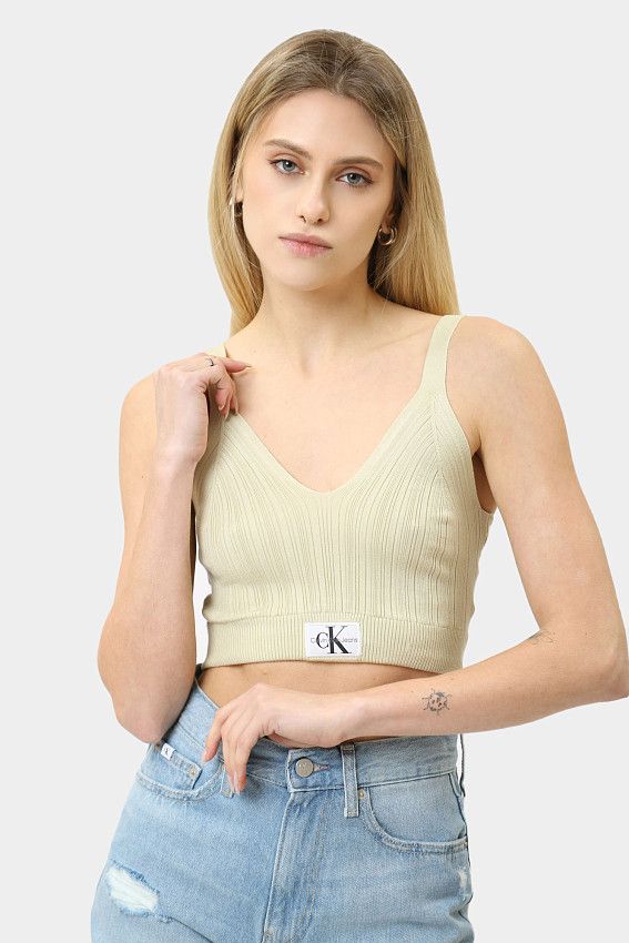 Топ Calvin Klein Jeans Бежевый