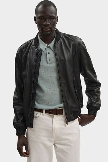 Куртка кожаная Trussardi