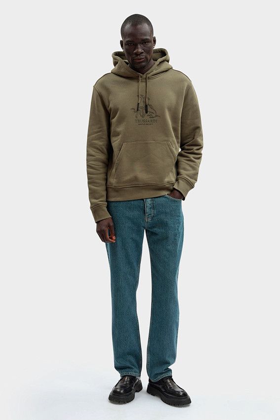 Худи Trussardi Зеленый
