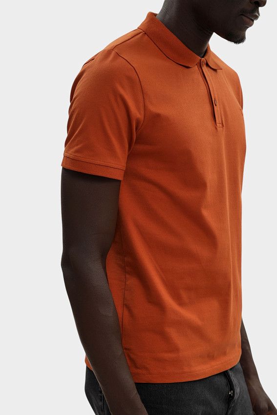 Поло Trussardi Оранжевый