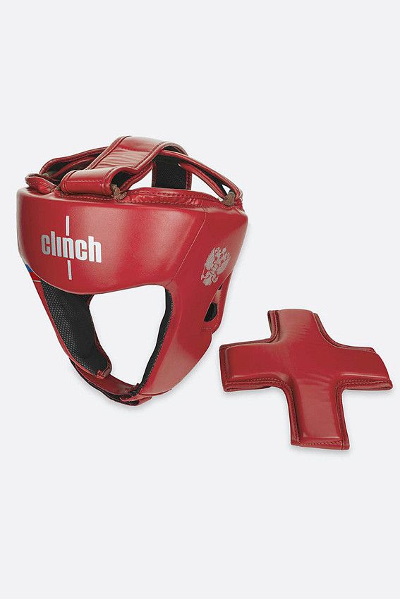 Шлем боксерский Clinch Красный