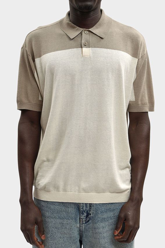 Поло Armani Exchange Бежевый