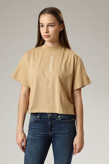 Футболка кроп-топ Calvin Klein Jeans Calvin Klein Jeans