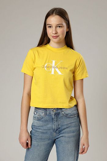 Футболка кроп-топ Calvin Klein Jeans Calvin Klein Jeans
