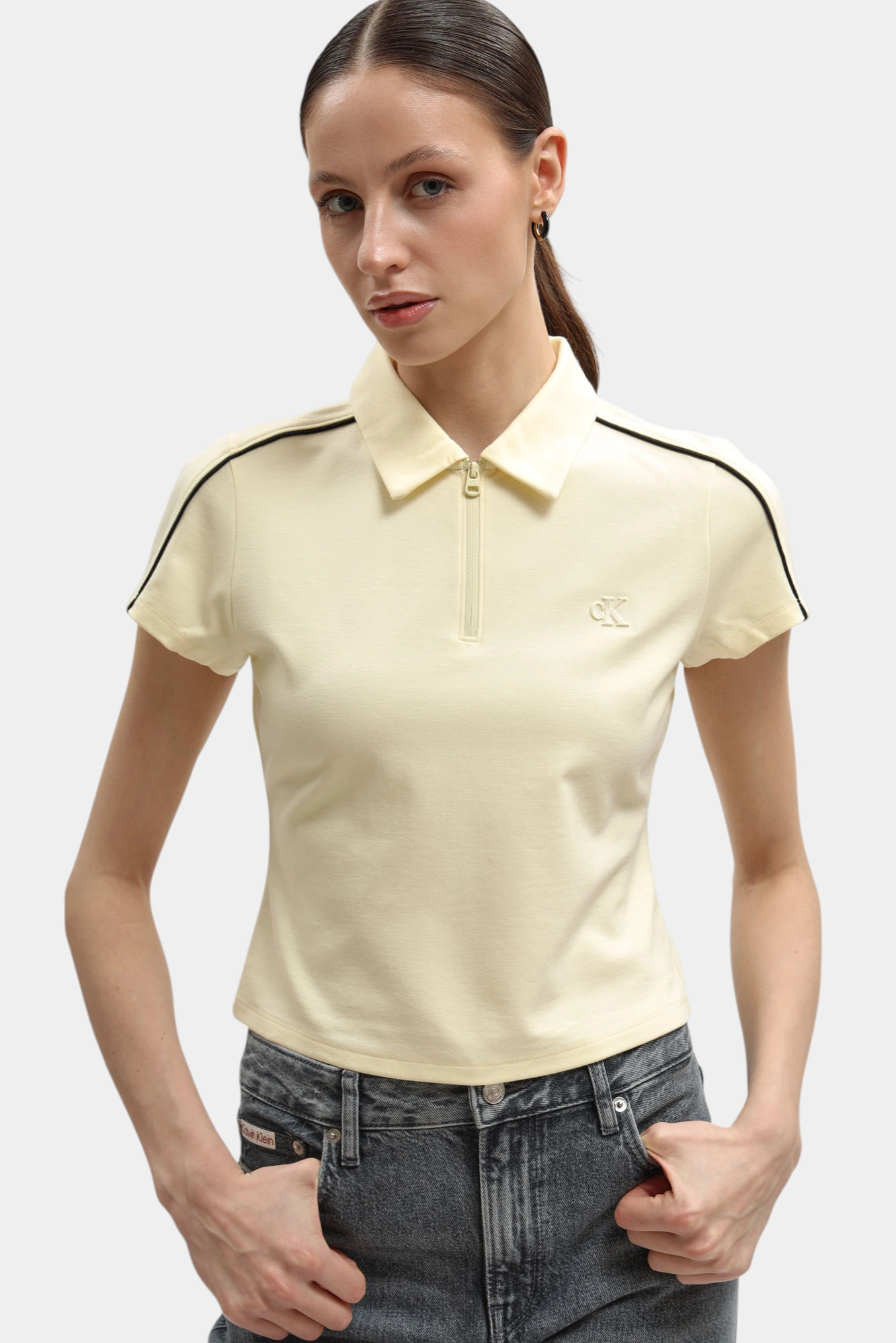 Поло Calvin Klein Jeans Белый